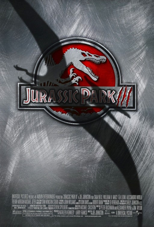 the movie poster: Jurassic Park III (2001) ver3