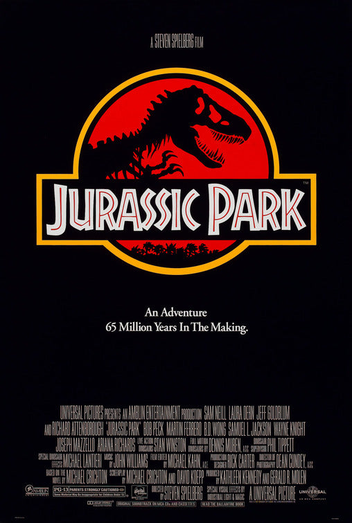 the movie poster: Jurassic Park (1993) ver2
