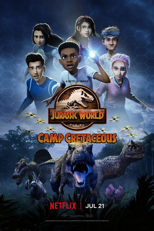 1000 piece jigsaw puzzle for tv poster: Jurassic World: Camp Cretaceous, ver8