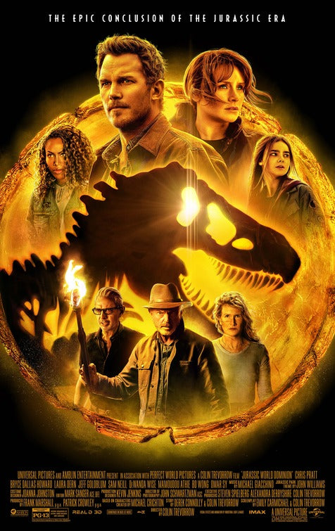 1000 piece jigsaw puzzle for the movie poster: Jurassic World: Dominion (2022) ver6