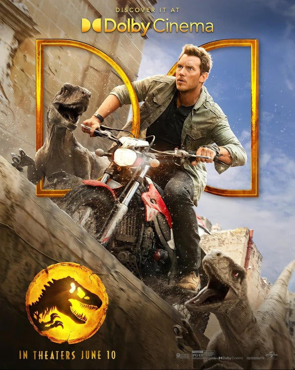 1000 piece jigsaw puzzle for the movie poster: Jurassic World: Dominion (2022) ver8