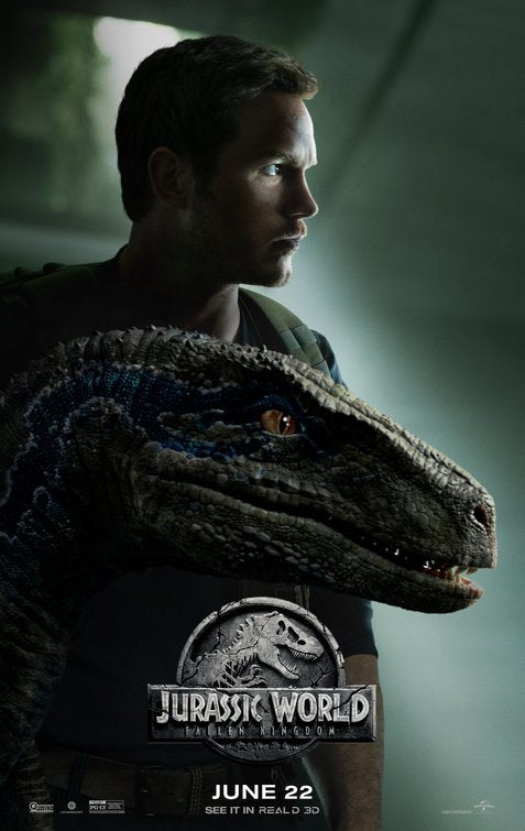 1000 piece jigsaw puzzle for the movie poster: Jurassic World: Fallen Kingdom (2018) ver6