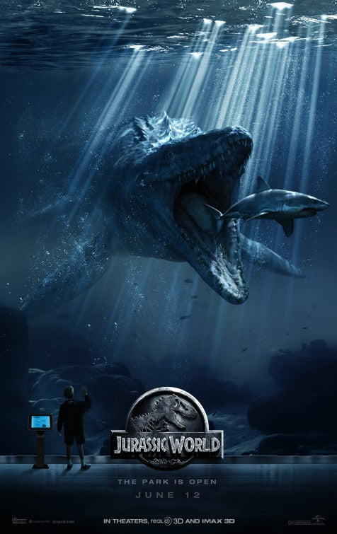 1000 piece jigsaw puzzle for the movie poster: Jurassic World (2015) ver4
