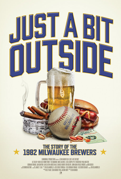 1000 piece jigsaw puzzle for the movie poster: Just a Bit Outside: The Story of the 1982 Milwaukee Brewers (2024)