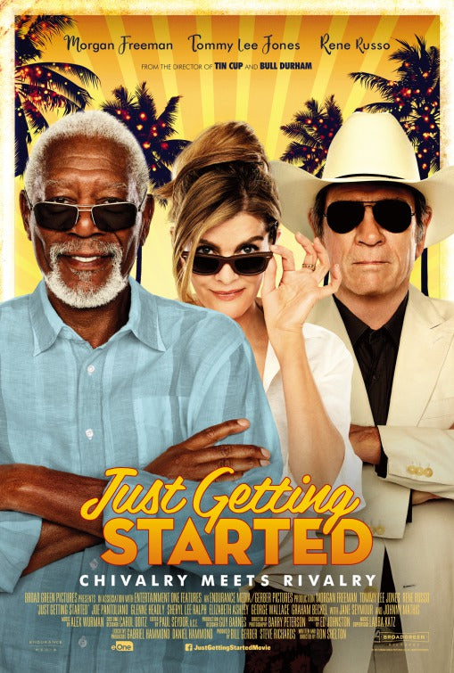1000 piece jigsaw puzzle for the movie poster: Just Getting Started (2017)