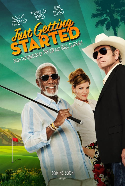 1000 piece jigsaw puzzle for the movie poster: Just Getting Started (2017) ver2