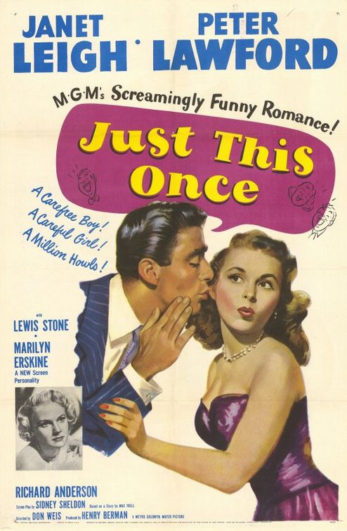 the movie poster: Just This Once (1952)