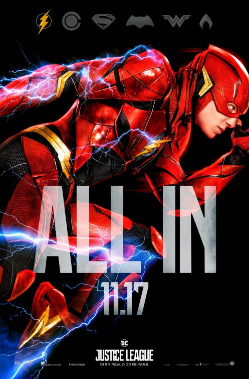 1000 piece jigsaw puzzle for the movie poster: Justice League (2017) ver15