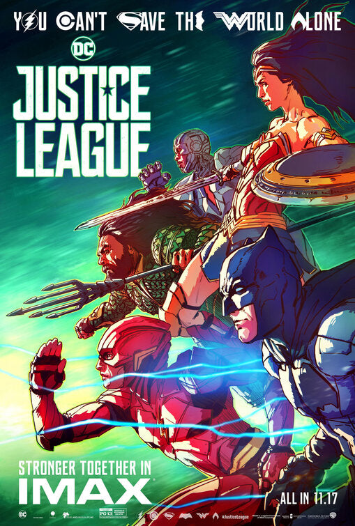 1000 piece jigsaw puzzle for the movie poster: Justice League (2017) ver24