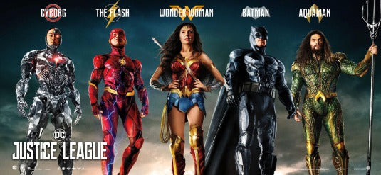 1000 piece jigsaw puzzle for the movie poster: Justice League (2017) ver29