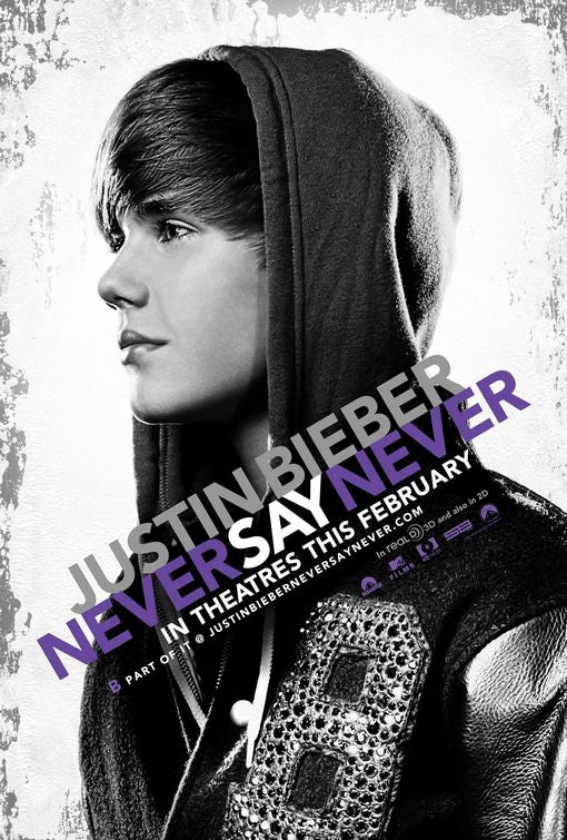 1000 piece jigsaw puzzle for the movie poster: Justin Bieber: Never Say Never (2011)