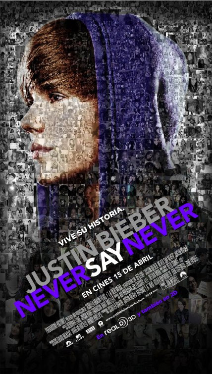 1000 piece jigsaw puzzle for the movie poster: Justin Bieber: Never Say Never (2011) ver4
