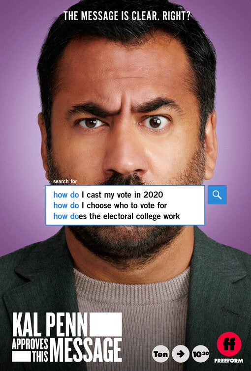 1000 piece jigsaw puzzle for tv poster: Kal Penn Approves This Message, ver3