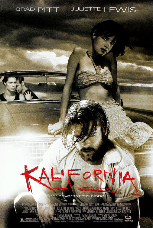 the movie poster: Kalifornia (1993) ver1