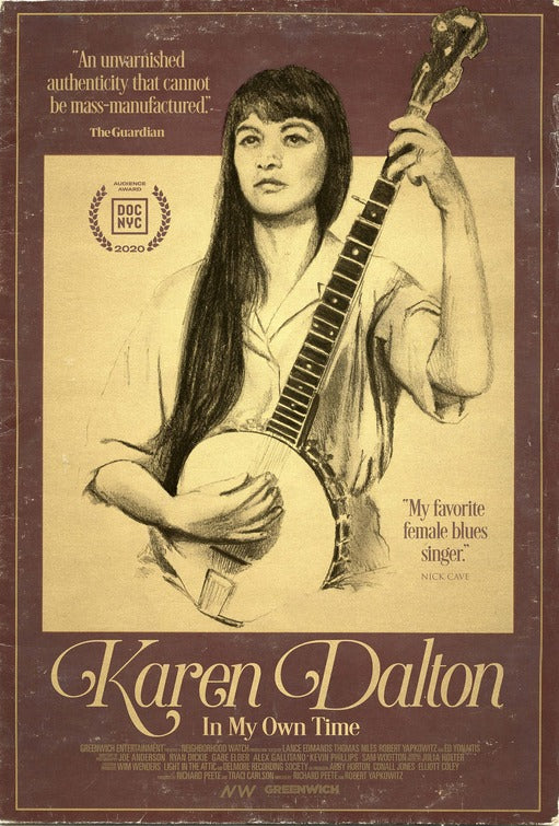 1000 piece jigsaw puzzle for the movie poster: Karen Dalton: In My Own Time (2021)