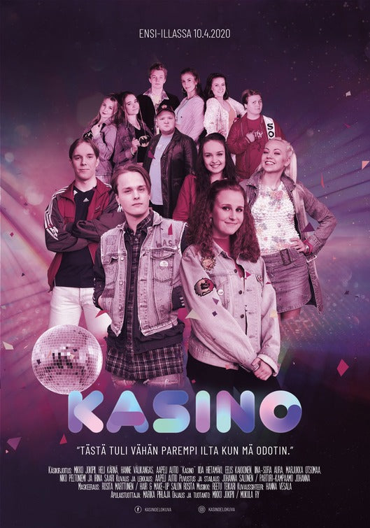 1000 piece jigsaw puzzle for the movie poster: Kasino (2020)