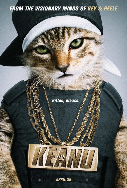 1000 piece jigsaw puzzle for the movie poster: Keanu (2016)