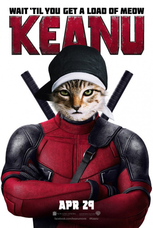 1000 piece jigsaw puzzle for the movie poster: Keanu (2016) ver13