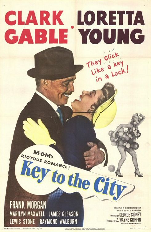 the movie poster: Key to the City (1950)
