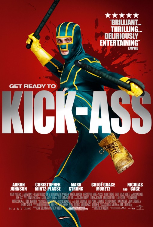 1000 piece jigsaw puzzle for the movie poster: Kick-Ass (2010) ver34