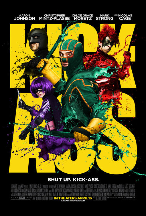 1000 piece jigsaw puzzle for the movie poster: Kick-Ass (2010) ver9
