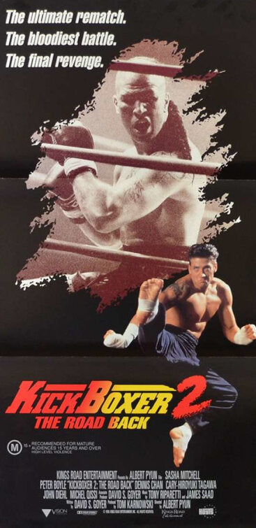 1000 piece jigsaw puzzle for the movie poster: Kickboxer 2: The Road Back (1991) ver2