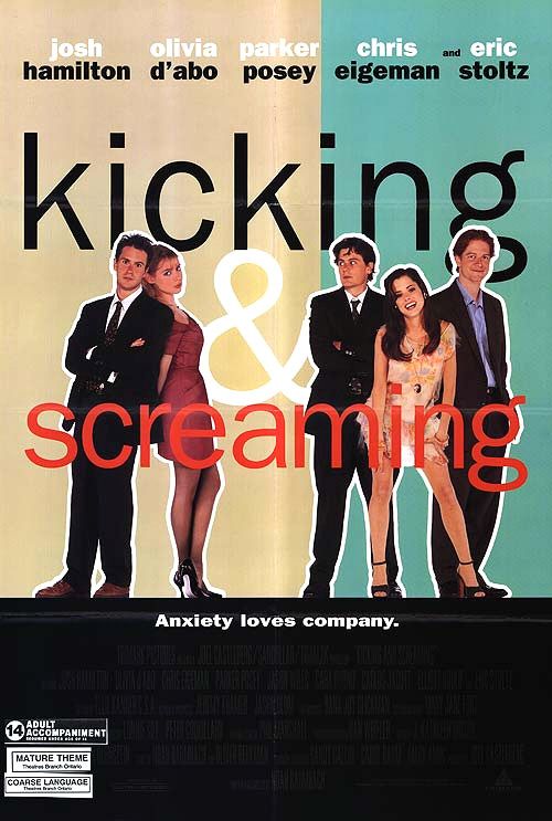 the movie poster: Kicking And Screaming (1995)