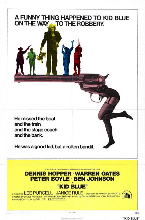 the movie poster: Kid Blue (1973)