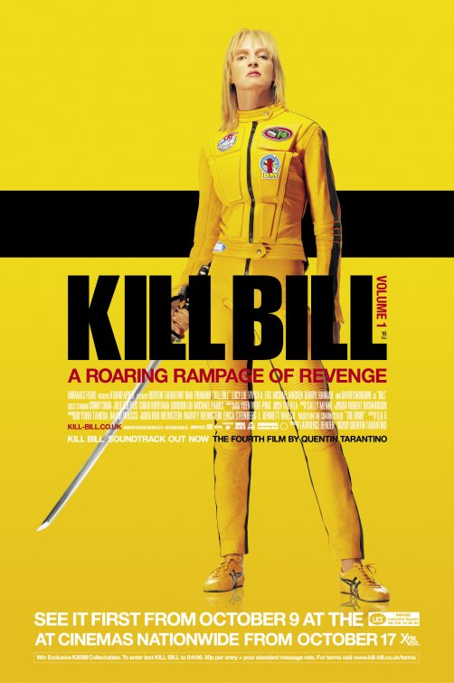 1000 piece jigsaw puzzle for the movie poster: Kill Bill: Vol. 1 (2003) ver4