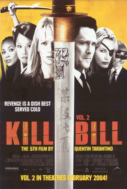 the movie poster: Kill Bill: Vol. 2 (2004)