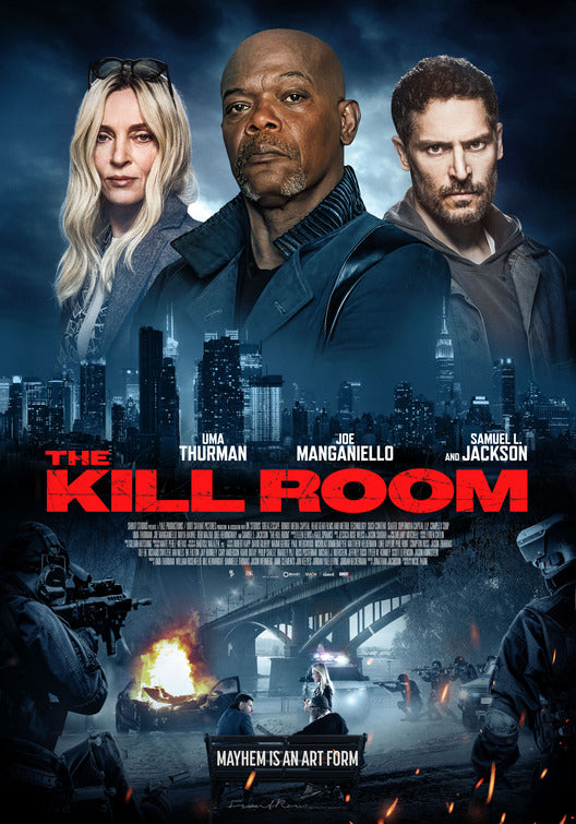 1000 piece jigsaw puzzle for the movie poster: The Kill Room (2023) ver2