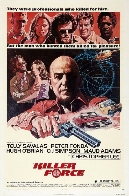 1000 piece jigsaw puzzle for the movie poster: Killer Force (1976)