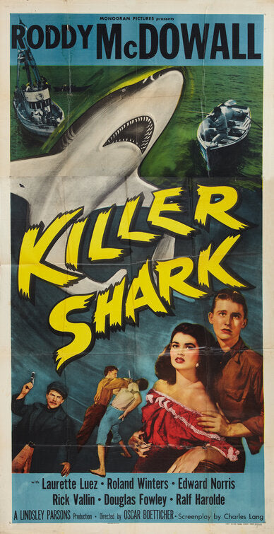 1000 piece jigsaw puzzle for the movie poster: Killer Shark (1950)