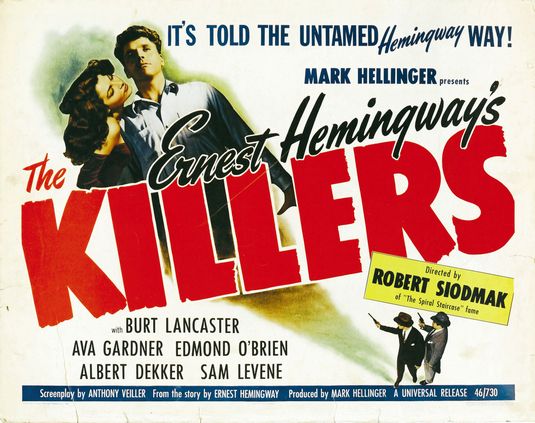 the movie poster: The Killers (1946) ver3