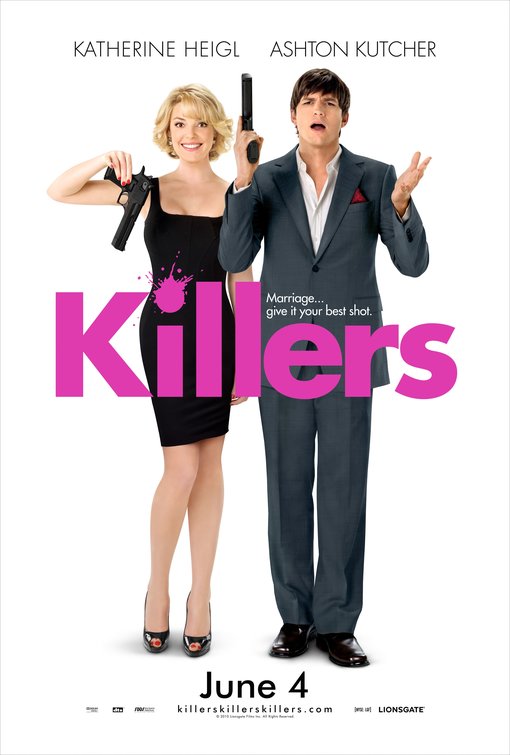 1000 piece jigsaw puzzle for the movie poster: Killers (2010) ver3