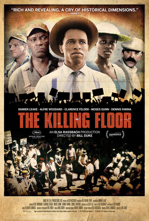 1000 piece jigsaw puzzle for the movie poster: The Killing Floor (1984)