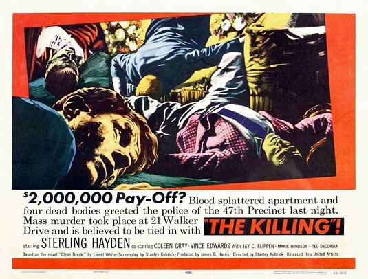 the movie poster: The Killing (1956) ver2