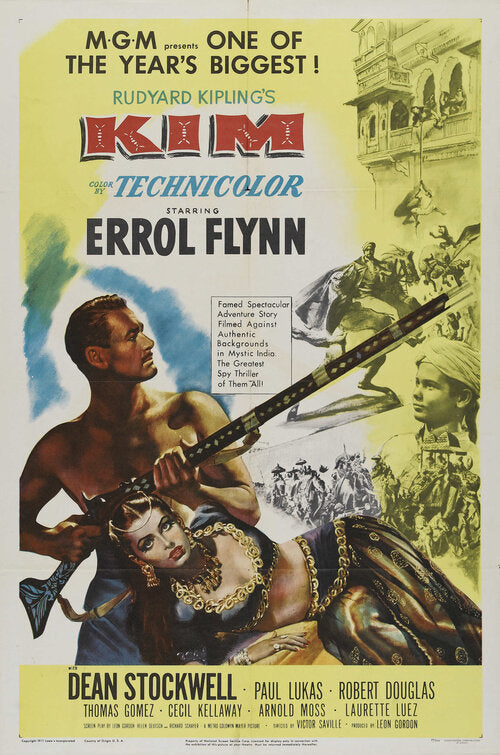 1000 piece jigsaw puzzle for the movie poster: Kim (1950)