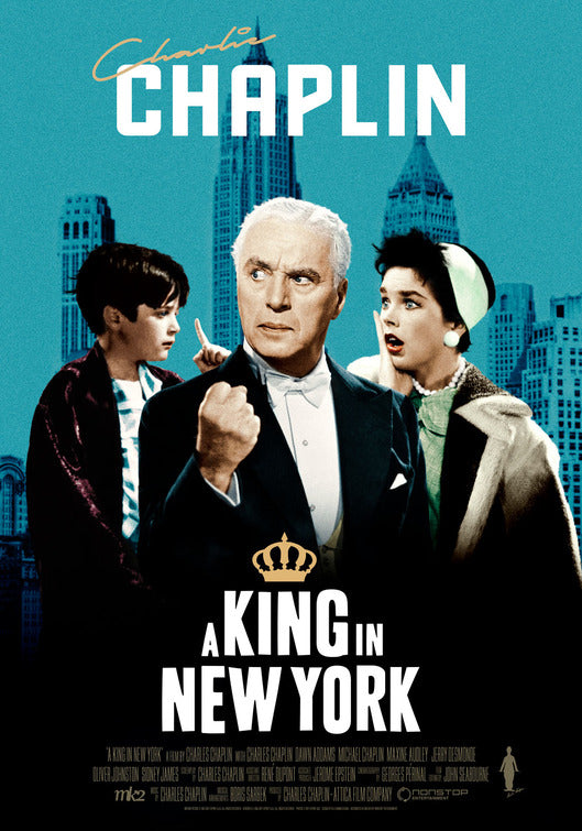 1000 piece jigsaw puzzle for the movie poster: A King in New York (1957) ver4