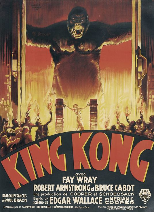 the movie poster: King Kong (1933)