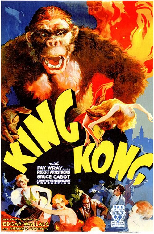 the movie poster: King Kong (1933) ver2