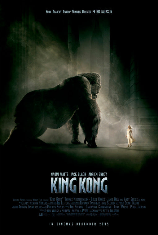 the movie poster: King Kong (2005) ver6