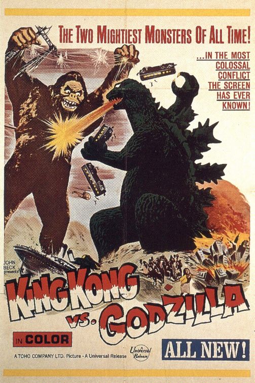 the movie poster: King Kong vs. Godzilla (1963)