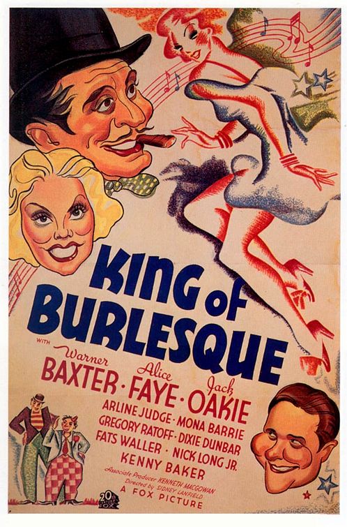the movie poster: King of Burlesque (1935)
