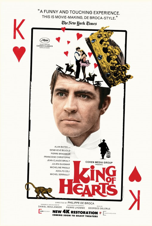 1000 piece jigsaw puzzle for the movie poster: King of Hearts (1967) ver5