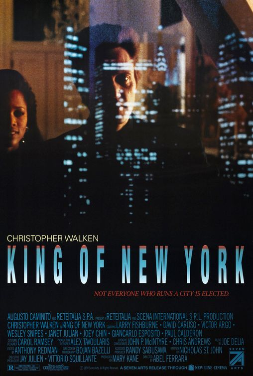 the movie poster: King of New York (1990) ver1