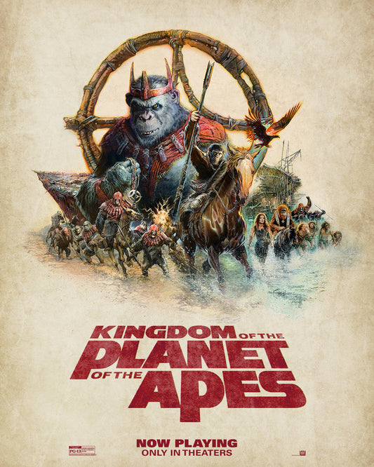 1000 piece jigsaw puzzle for the movie poster: Kingdom of the Planet of the Apes (2024) ver20