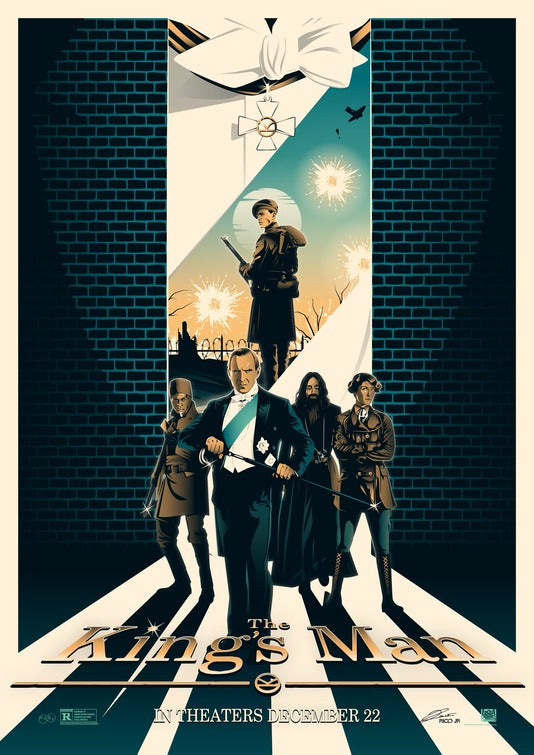 1000 piece jigsaw puzzle for the movie poster: The King's Man (2021) ver16