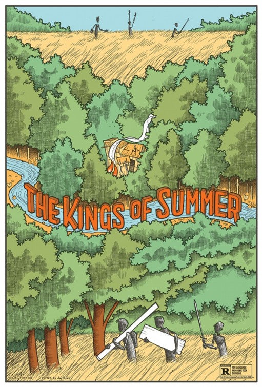 1000 piece jigsaw puzzle for the movie poster: The Kings of Summer (2013) ver7