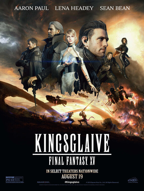 1000 piece jigsaw puzzle for the movie poster: Kingsglaive: Final Fantasy XV (2016) ver2